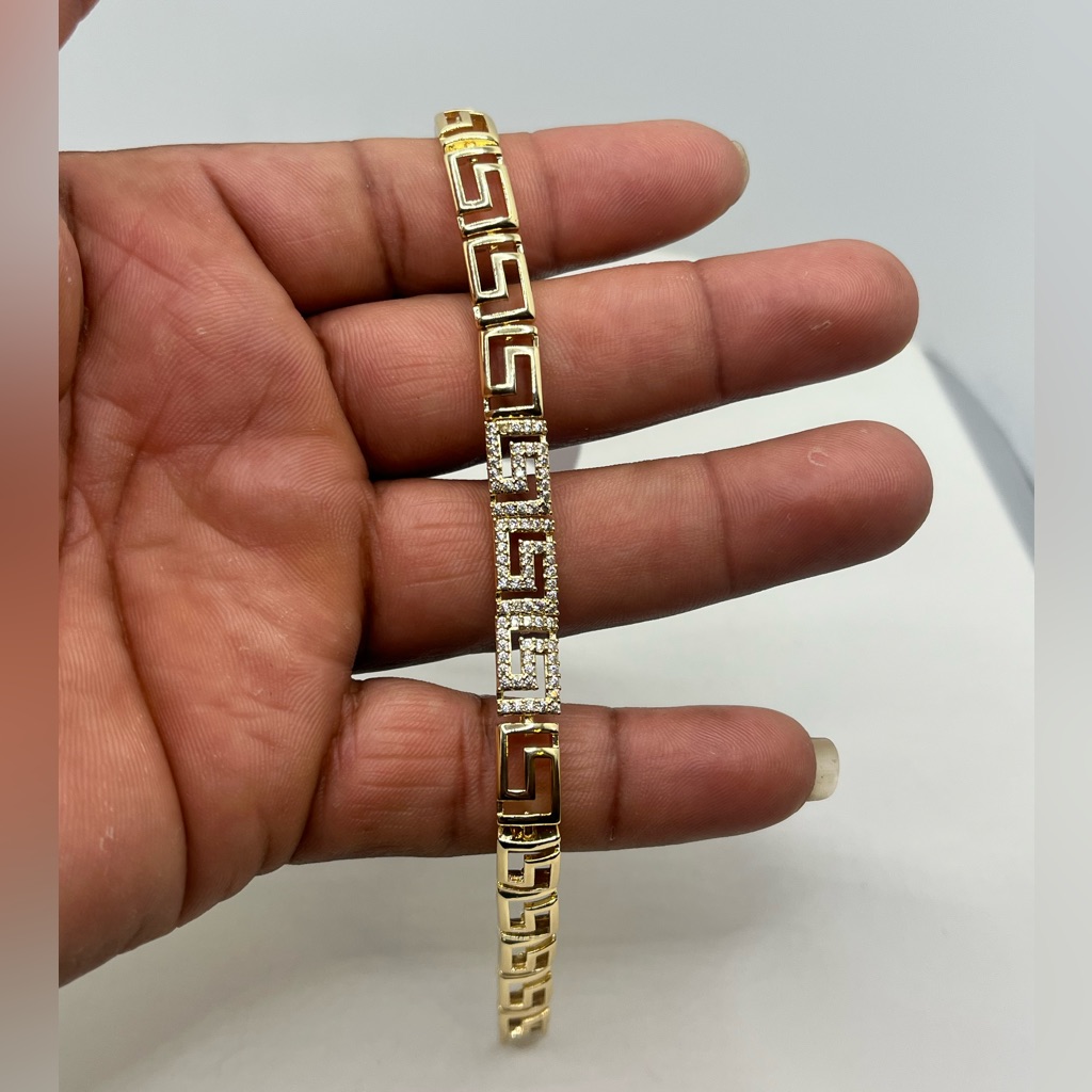 Gold Filled Elegant Gold And Silver Bracelet